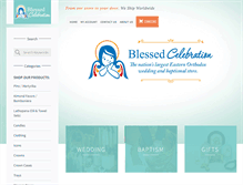 Tablet Screenshot of blessedcelebration.com